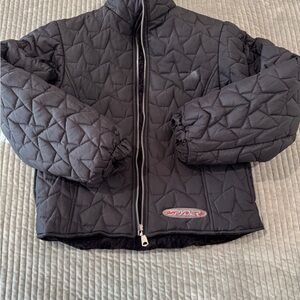 Vintage Reversible Star and Spider pattern Ski & Snow Jacket